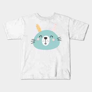 Sweet Sleeping Bunny Kids T-Shirt